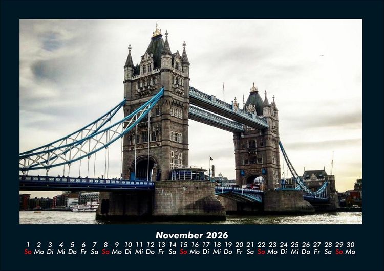 Produktbild: London - Impressionen 2026 Fotokalender DIN A4