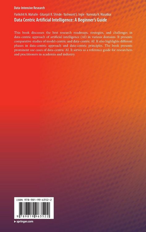 Produktbild: Data Centric Artificial Intelligence: A Beginner&rsquo;s Guide