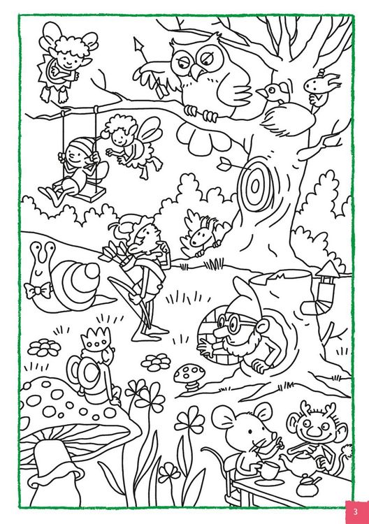 Produktbild: Mein lustiges gro&szlig;es Malspielbuch: Wimmel-Bilder (ab 5 Jahren)