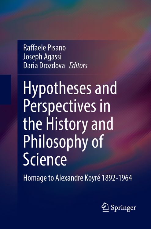 Produktbild: Hypotheses and Perspectives in the History and Philosophy of Science