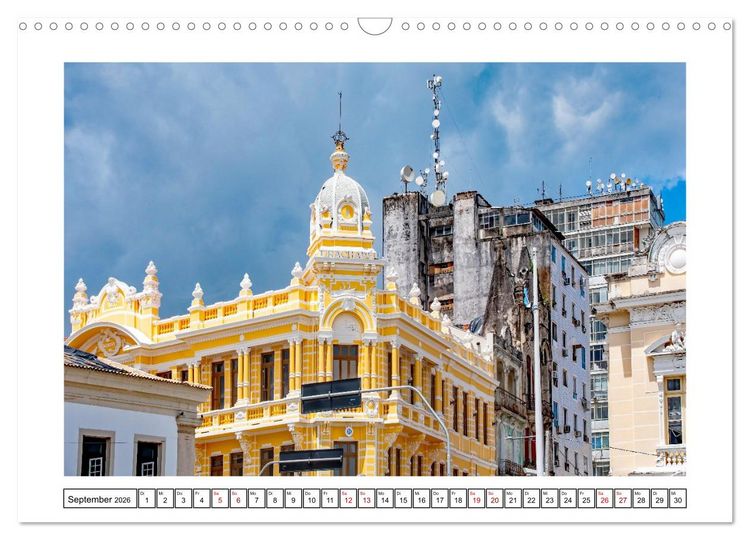 Produktbild: Salvador de Bahia - bunt, quirlig und einzigartig (Wandkalender 2026 DIN A3 quer), CALVENDO Monatskalender