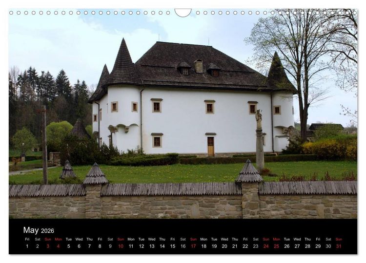 Produktbild: Monuments of Slovakia 2026 (Wall Calendar 2026 DIN A3 landscape), CALVENDO 12 Month Wall Calendar