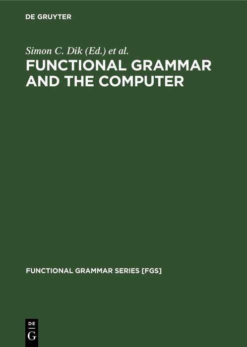 Produktbild: Functional Grammar and the Computer