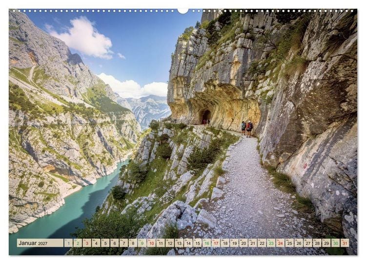 Produktbild: Die sch&ouml;nsten Orte - Weltweit (Wandkalender 2027 DIN A2 quer), CALVENDO Monatskalender