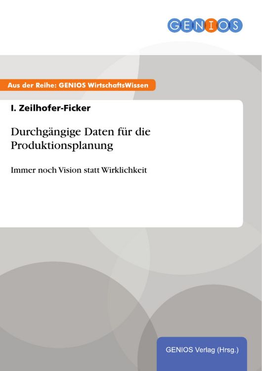 Produktbild: Durchg&auml;ngige Daten f&uuml;r die Produktionsplanung