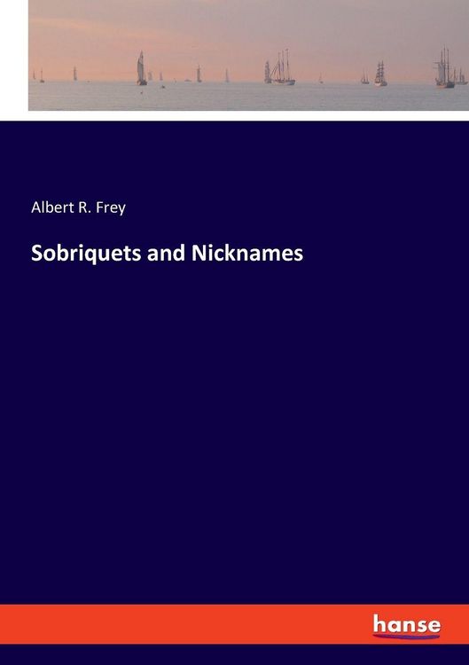 Produktbild: Sobriquets and Nicknames