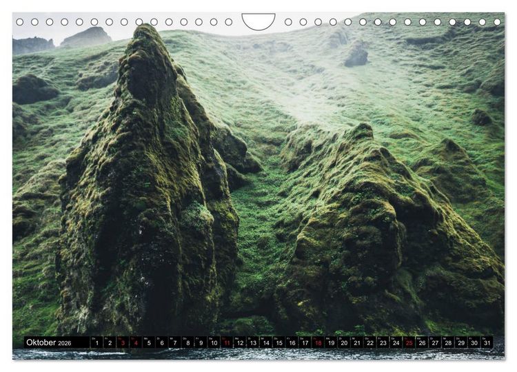 Produktbild: Island. Ein Land f&uuml;r Entdecker und Abenteurer. (Wandkalender 2026 DIN A4 quer), CALVENDO Monatskalender