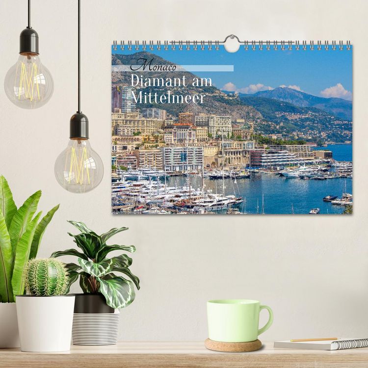 Produktbild: Monaco - Diamant am Mittelmeer (Wandkalender 2026 DIN A4 quer), CALVENDO Monatskalender