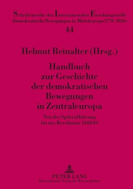Produktbild: Handbuch zur Geschichte der demokratischen Bewegungen in Zentraleuropa