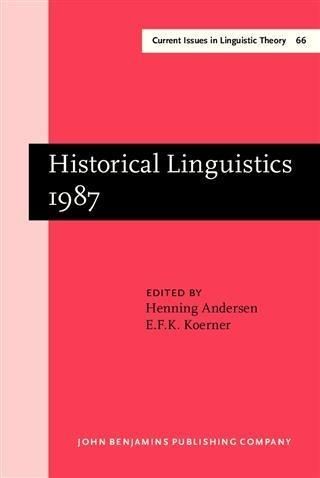 Produktbild: Historical Linguistics 1987