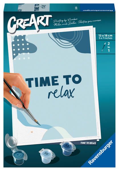 Produktbild: Ravensburger CreArt - Malen nach Zahlen 23608 - Time to relax - ab 12 Jahren