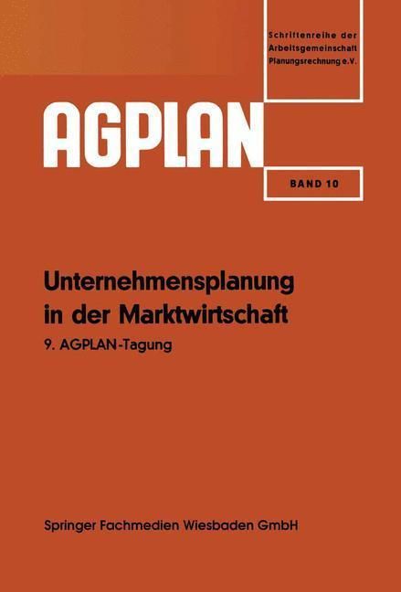 Produktbild: Unternehmensplanung in der Marktwirtschaft