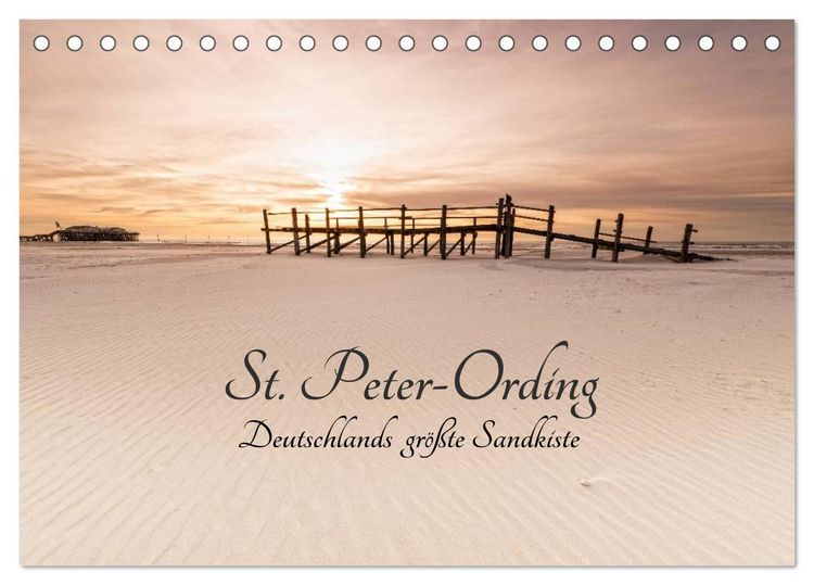 Produktbild: St. Peter-Ording. Deutschlands gr&ouml;&szlig;te Sandkiste (Tischkalender 2026 DIN A5 quer), CALVENDO Monatskalender