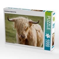 Produktbild: CALVENDO Puzzle Schottische Highland Kuh | 1000 Teile Lege-Gr&ouml;&szlig;e 64x48cm Foto-Puzzle f&uuml;r gl&uuml;ckliche Stunden