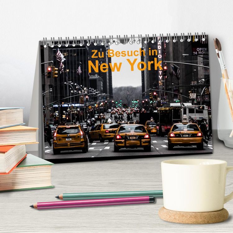 Produktbild: Zu Besuch in New York (Tischkalender 2026 DIN A5 quer), CALVENDO Monatskalender