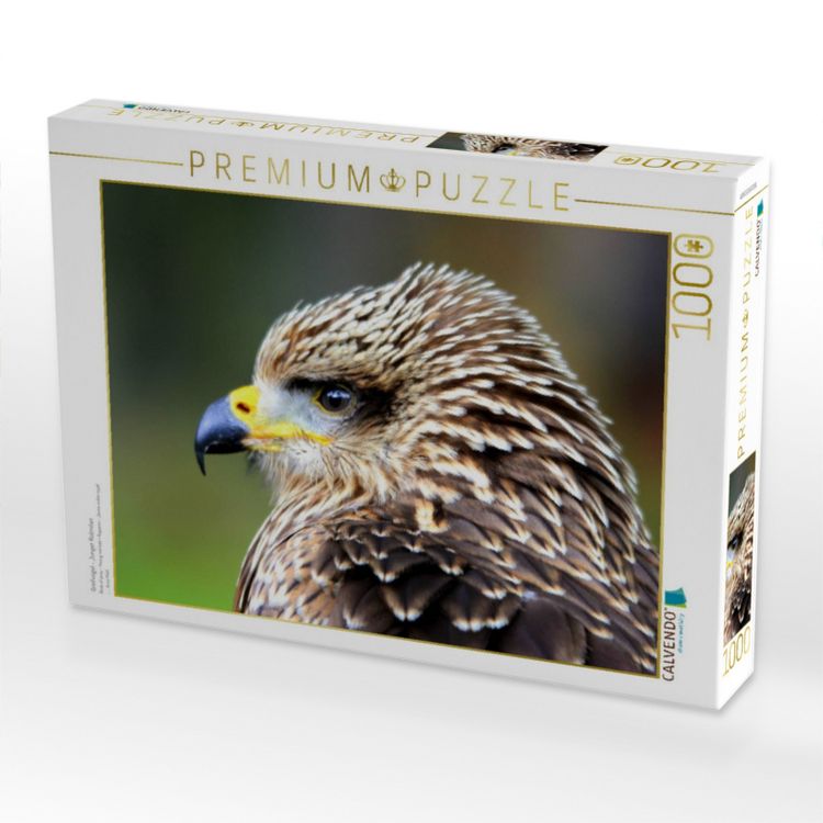 Produktbild: CALVENDO Puzzle Greifv&ouml;gel - Junger Rotmilan | 1000 Teile Lege-Gr&ouml;&szlig;e 64x48cm Foto-Puzzle f&uuml;r gl&uuml;ckliche Stunden
