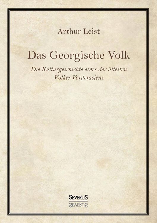 Produktbild: Das Georgische Volk