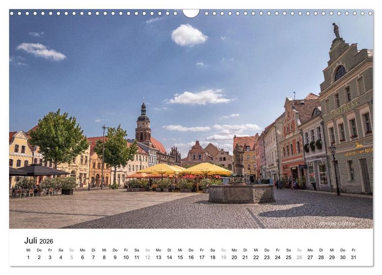 Produktbild: Cottbus/Ch&oacute;sebuz (Wandkalender 2026 DIN A3 quer), CALVENDO Monatskalender