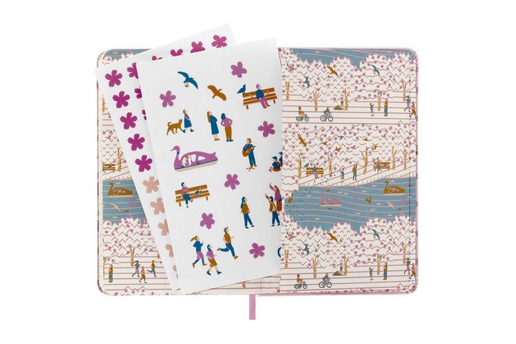Produktbild: Moleskine Limited Edition Notebook Sakura, Pocket, Ruled, Couple, Hard Cover (5 x 8.25)