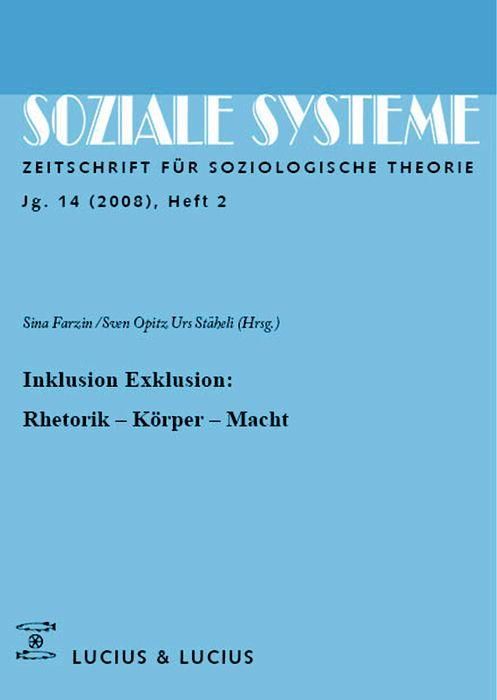 Produktbild: Inklusion /Exklusion: Rhetorik, K&ouml;rper, Macht