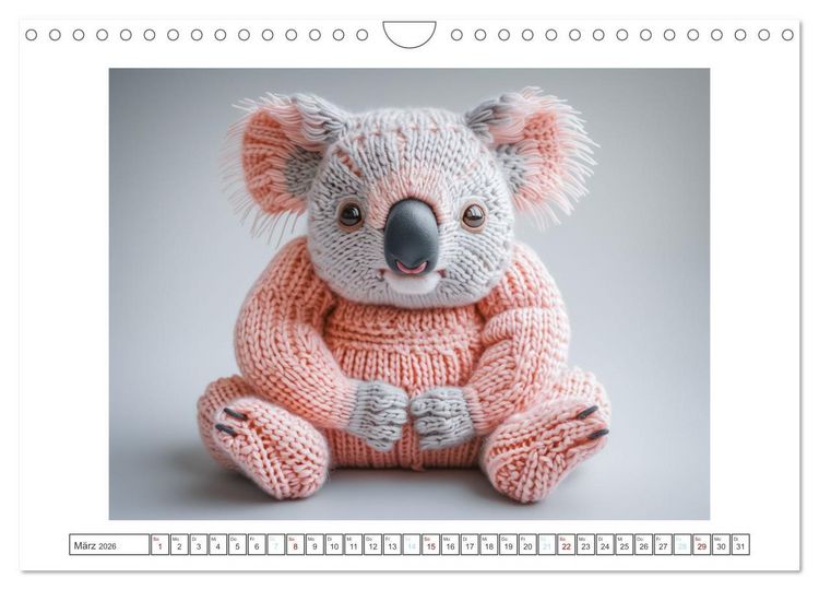 Produktbild: Lustige Strick-Ideen (Wandkalender 2026 DIN A4 quer), CALVENDO Monatskalender