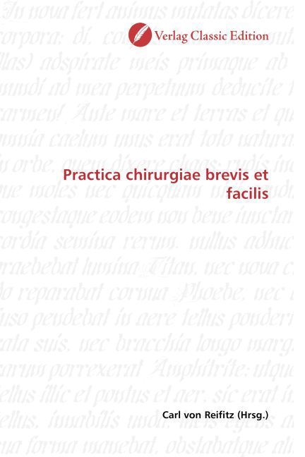 Produktbild: Practica chirurgiae brevis et facilis