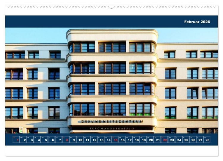 Produktbild: Berlin Fassade (hochwertiger Premium Wandkalender 2026 DIN A2 quer), Kunstdruck in Hochglanz