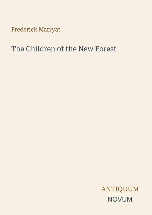 Produktbild: The Children of the New Forest