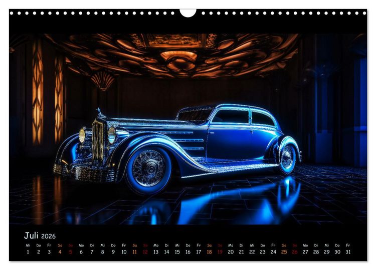 Produktbild: Surreale Oldtimer (Wandkalender 2026 DIN A3 quer), CALVENDO Monatskalender