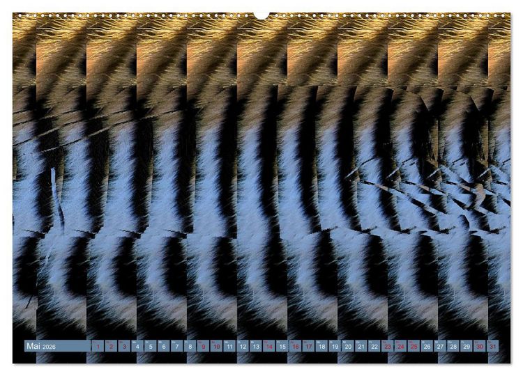 Produktbild: Magische Bilder - fantastische Stereogramme (Wandkalender 2026 DIN A2 quer), CALVENDO Monatskalender