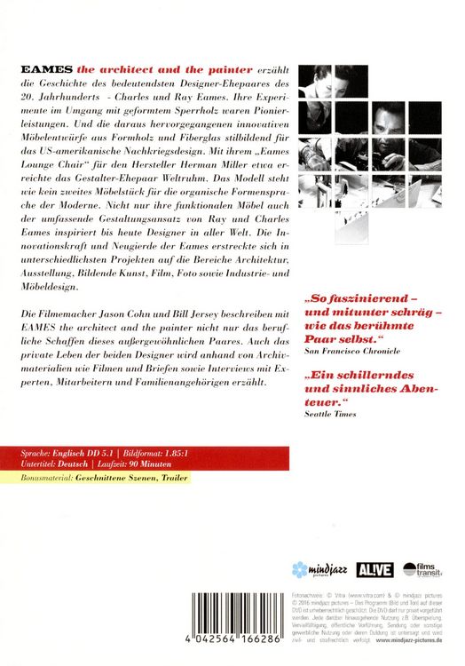 Produktbild: Eames - The Architect and the Painter - Neuauflage