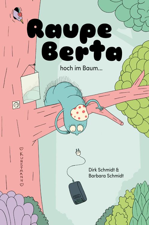 Produktbild: Raupe Berta hoch im Baum