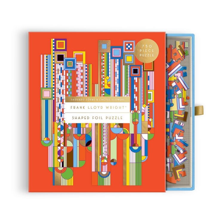 Produktbild: Frank Lloyd Wright Saguaro Forms & Cactus Flowers 750 Piece Shaped Foil Puzzle