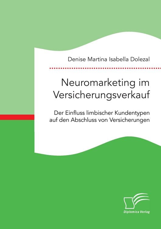 Produktbild: Neuromarketing im Versicherungsverkauf. Der Einfluss limbischer Kundentypen auf den Abschluss von Versicherungen