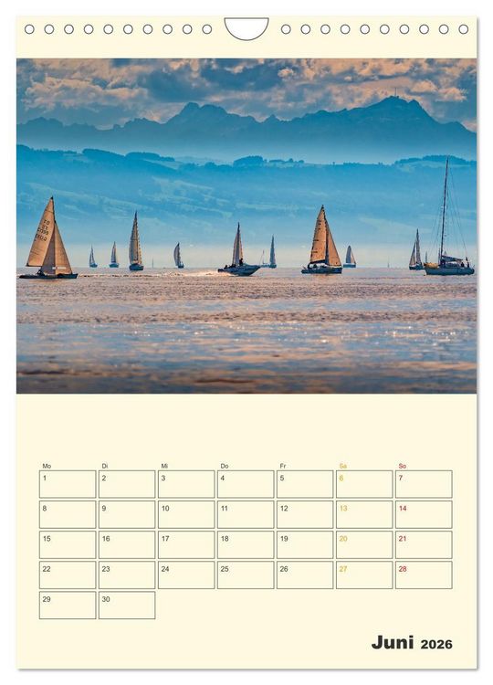 Produktbild: Segeln bis zum Horizont (Wandkalender 2026 DIN A4 hoch), CALVENDO Monatskalender