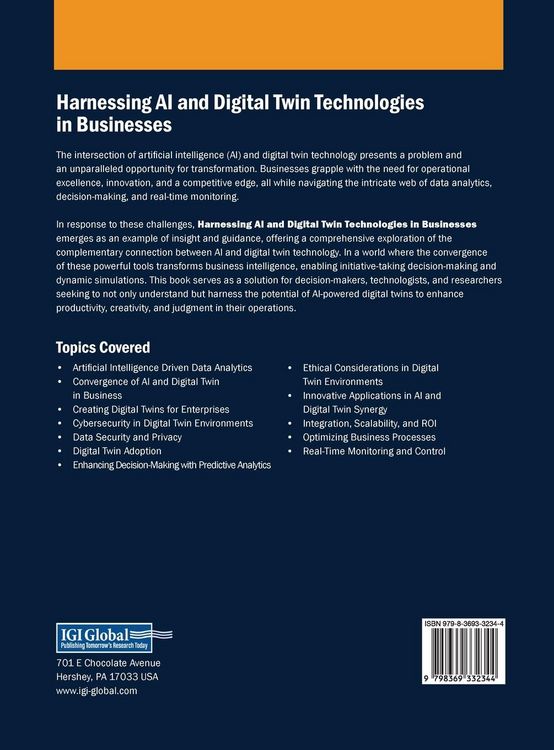 Produktbild: Harnessing AI and Digital Twin Technologies in Businesses