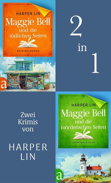Produktbild: Maggie Bell und die t&ouml;dlichen Seiten & Maggie Bell und die m&ouml;rderischen Seiten