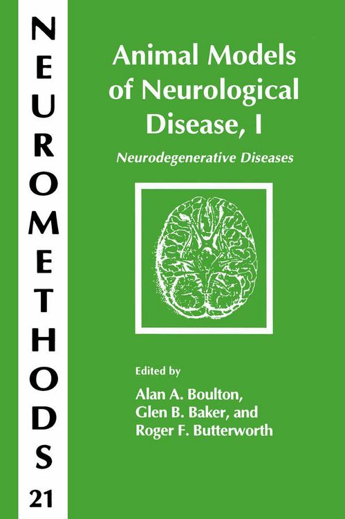 Produktbild: Animal Models of Neurological Disease, I