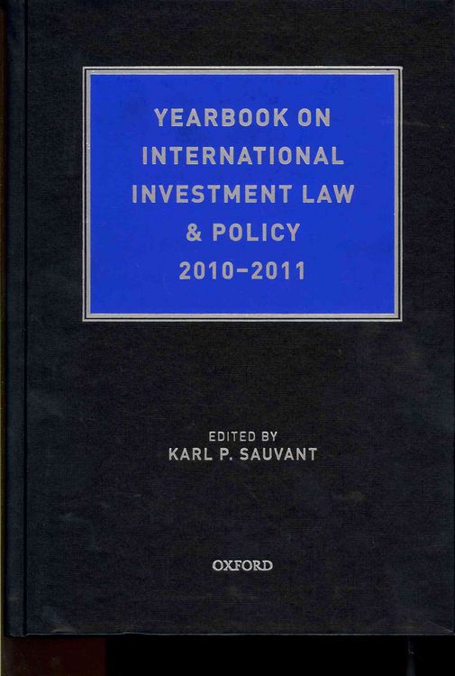 Produktbild: Yearbook on International Investment Law & Policy 2010-2011