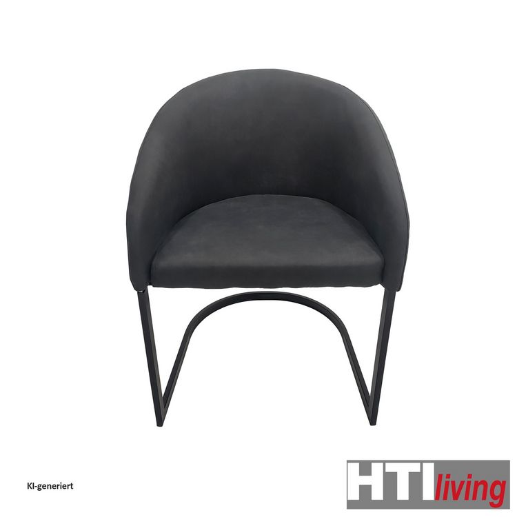 Produktbild: HTI-Living HTI-Living Esszimmerstuhl 2er Set Vemal Schwarz