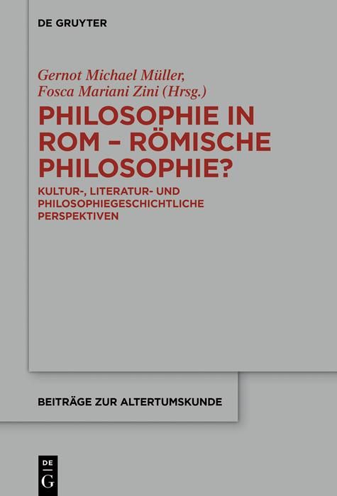 Produktbild: Philosophie in Rom - R&ouml;mische Philosophie?