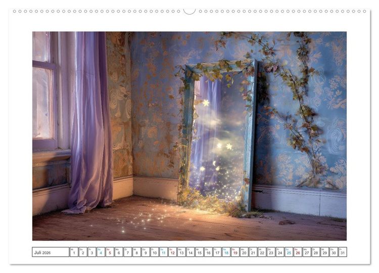 Produktbild: Magische Reflexionen (hochwertiger Premium Wandkalender 2026 DIN A2 quer), Kunstdruck in Hochglanz
