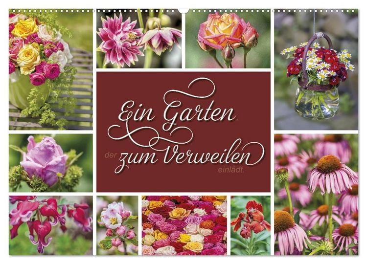 Produktbild: Ein Garten, der zum Verweilen einl&auml;dt (Wandkalender 2026 DIN A2 quer), CALVENDO Monatskalender
