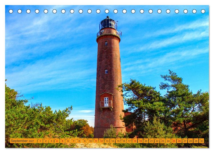 Produktbild: Wilder Dar&szlig;er Weststrand (Tischkalender 2027 DIN A5 quer), CALVENDO Monatskalender