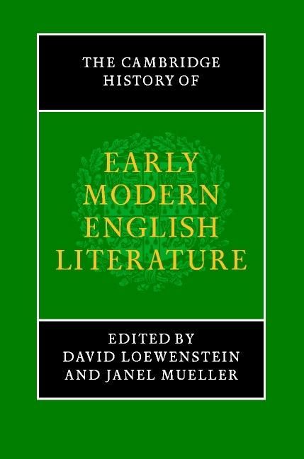 Produktbild: Cambridge History of Early Modern English Literature