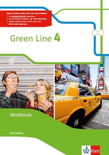 Produktbild: Green Line 4. Workbook mit Audios Klasse 8