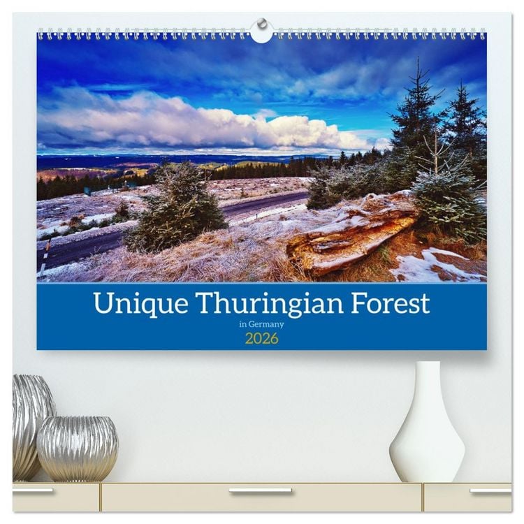 Produktbild: Unique Thuringian Forest (High Quality Premium Wall Calendar 2026 DIN A2 landscape),CALVENDO 12 Month Wall Calendar
