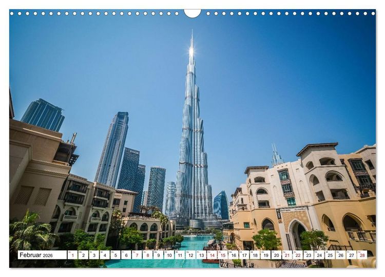 Produktbild: Wundervolles Dubai (Wandkalender 2026 DIN A3 quer), CALVENDO Monatskalender