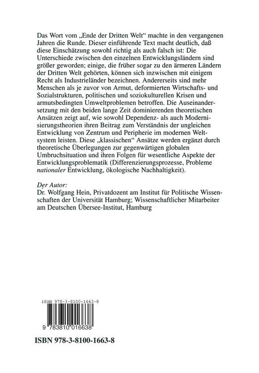 Produktbild: Unterentwicklung - Krise der Peripherie