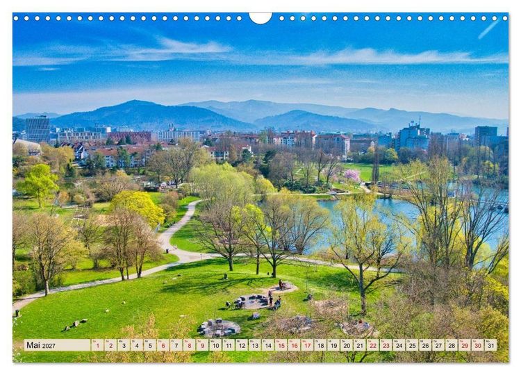 Produktbild: Freiburg Regio - Heimat in Bildern (Wandkalender 2027 DIN A3 quer), CALVENDO Monatskalender